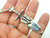 Sword Dagger Necklace Viking Pendant Sterling Charm Chain