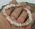 Puka Shell Bracelet 1980's Chips 8" Beads 2 Color