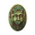 10 Egyptian Revival Green Pharaoh Cabochon Max Neiger Rare Art Deco Craft