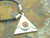 Egyptian Revival Pyramid Eye Horus Necklace Protector Evil Udjat Power