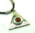 Egyptian Revival Pyramid Eye Horus Necklace Protector Evil Udjat Power