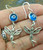 Vintage Egyptian Revival Winged Isis Earrings Sterling Eye Horus 925 Pierced NBW