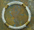 Weave Design Silver 2-tone Bracelet Stretch 90's