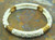 Weave Design Silver 2-tone Bracelet Stretch 90's