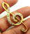 Treble Clef Pin Brooch Clear Rhinestone Crystal Music Note