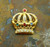 Crown Pin Pageant Princess Queen Rhinestone Crystal Brooch