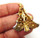 Christmas Tree Pin Late 80's Rhinestone Star Vintage