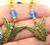 Goddess Maiden Earrings Angel Art Deco Made w Swarovski Crystal