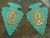 Thunderbird Earrings Arrowhead Pierced Patina Southwest RARE