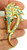 Rhinestone Dragon Pin Vintage Serpent Brooch AB Aqua Rhinestone Crystal DazzleCity