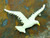 Seagull Pin White Metal Bird Flying Flock Vintage Sea Gull Brooch DazzleCity