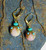 Pink Peruvian Opal Turquoise Egyptian Revival Pierced Earrings DazzleCity