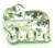 Elephant Pin African Asian Tusk Brooch Good Luck Rhinestone Crystal