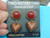 Two Sisters Carnelian Earrings Vintage Carnelian Pierced DazzleCity