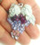 Grape Pin Wine Vineyard Amethyst Rhinestone Crystal Brooch DazzleCity