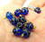 Mother of Pearl Cobalt Lot Mixed Beads Looped Connector BeadRage