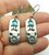 Gemini Earrings Necklace Zodiac Twins Made in USA 3 Pc Set