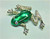 Frog Pin Toad Vintage Bug Eyed Rhinestone Crystal Silver Brooch