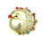 Peacock Pin Brooch Fabulous Feather Rhinestone Crystal Bird