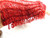 Crochet Beaded Handbag Ruby Red Beautiful But Unfinished