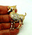 Aries the Ram Zodiac Pin Rhinestone Crystal Brooch