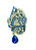 Butterfly Rhinestone Brooch Pin Blue Crystal Delicate