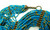 Egyptian 27 Strand Cleopatra Bib Necklace Turquoise 26" Vintage