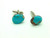 Turquoise Cufflinks Natural Stone Handmade Original