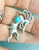 Kokopelli Flute Player Charm Pendant Sterling Silver Turquoise