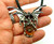 Dragon In Flight Necklace Bat Wings Gothic Vintage