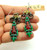 Don Lin Chandelier Earrings Enamel Pierced Vintage