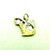 Cat Charm Sterling Silver Diamond Cut Made USA Feline