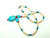 Turquoise Coral Pearl Necklace Sterling Toggle