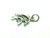 Dolphin Charm Sterling Silver Mommy Baby Porpoise 925