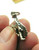 Rodeo Bronc Rider Charm Horse Sterling Silver Cowboy 925