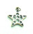 Star Charm Sterling Silver Celestial 925 Lacey Filigree