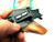 Stealth Bomber Pencil Sharpener Miniature Die Cast Copper