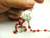 Rosary Crucifix Pope John Paul II Comenrative Red Mint