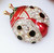 Ladybug Pin Brooch Red Fat Rhinestone Crystal Bug Insect