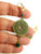 Dragon Serpent Earrings Chinese Symbols Malachite