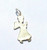 Angel Praying Charm Sterling Silver Vintage 925