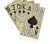 Poker Cards Pin Straight Brooch Rhinestone Crystal Ace