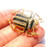 Beetle Scarab Bug Pin Rhinestone Crystal Egyptian DazzleCity