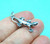 Gecko Lizard Sterling Silver Charm Chameleon Salamander 925 Vintage