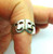 Comedy Tragedy Ring Sterling Silver 925 Theater Vintage