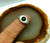 Evil Eye Ring Black Swarovski Crystal Protector Egyptian Revival DazzleCity
