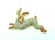 Rabbit Bunny Pin Brooch Easter Hare Rhinestone Crystal Alice