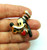 Goofy Pin Dog Cartoon Rhinestone Crystal Vintage