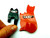 2 Cool Cats Pin Hand Painted Brooch 2 Pcs DazzleCity