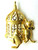 Danecraft Bird Cage Pin Cat Kitten Kitty Signed Retired